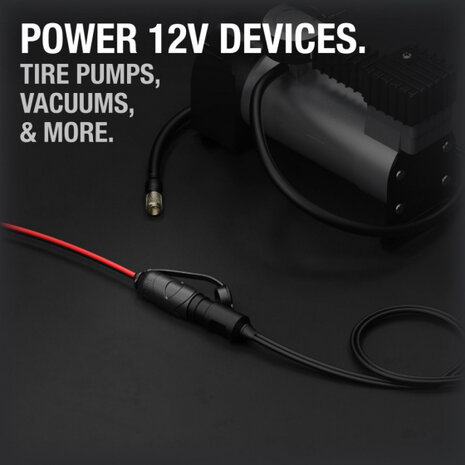 12V-adapterstekker met accuklemmen GC017