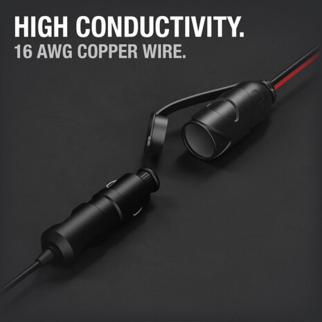 12V-adapterstekker met accuklemmen GC017