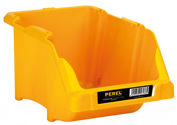 magazijnbak 15 x 24,5 x 12,2 cm geel
