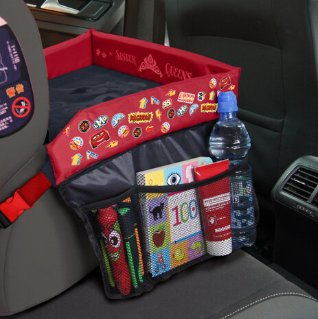 autostoel organizer Cars junior 58 x 35 cm rood