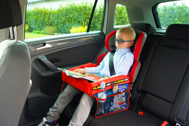 autostoel organizer Cars junior 58 x 35 cm rood