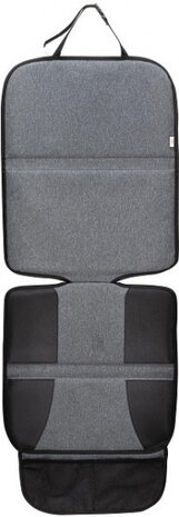 stoelbeschermer anti-slip polyester/PVC grijs/zwart