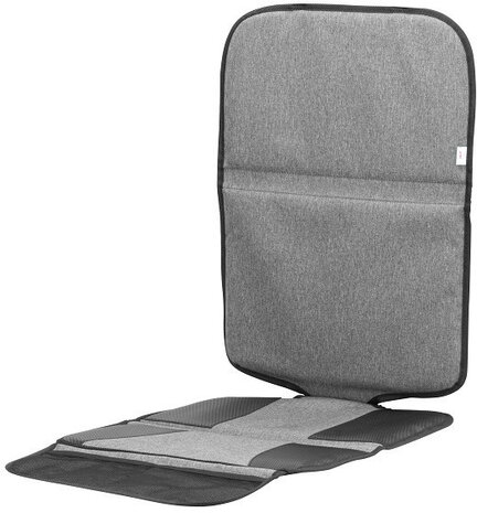 stoelbeschermer anti-slip polyester/PVC grijs/zwart