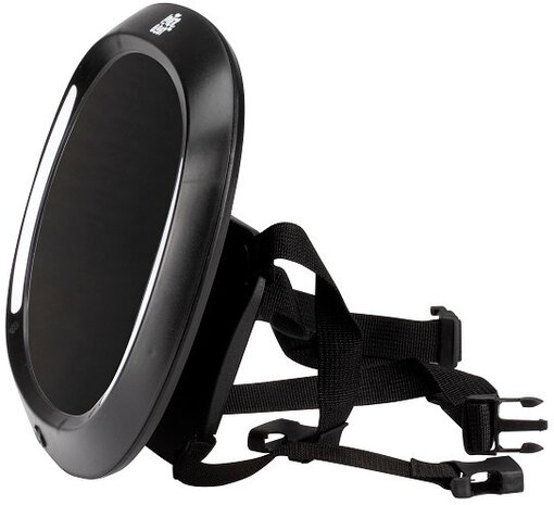 autospiegel baby led  32 x 25 cm acryl zwart 2-delig