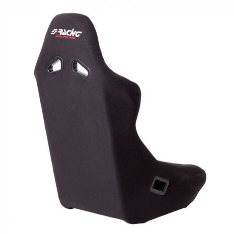 sportstoel Damon 88 x 56 cm polyester zwart