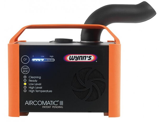 vernevelaar Aircomatic III staal/RVS oranje 3-delig