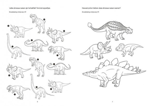 machtige dinosaurussen doeboek