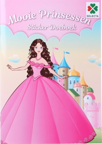 mooie prinsessen sticker doeboek