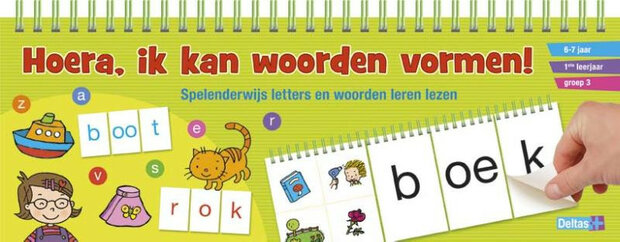 educatief boek Hoera, ik kan woorden vormen