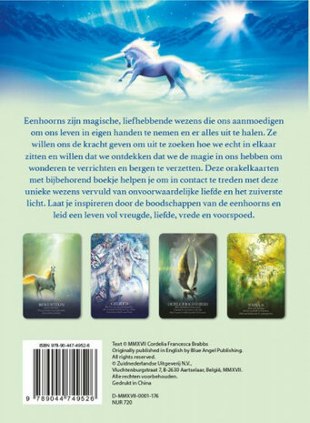 Het orakel van de eenhoorns - boek en kaartenset