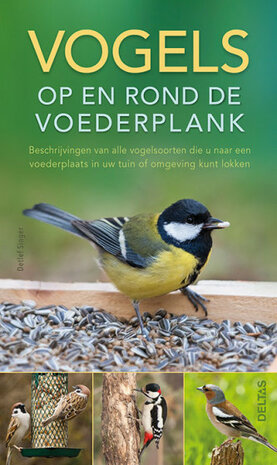 vogels op en rond de voederplank