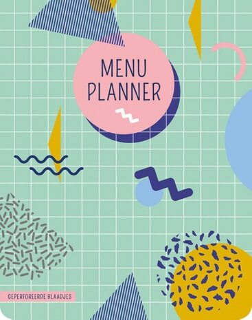 Paperstore: menuplanner Memphis 21,5 cm