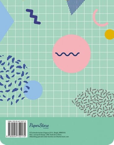 Paperstore: menuplanner Memphis 21,5 cm