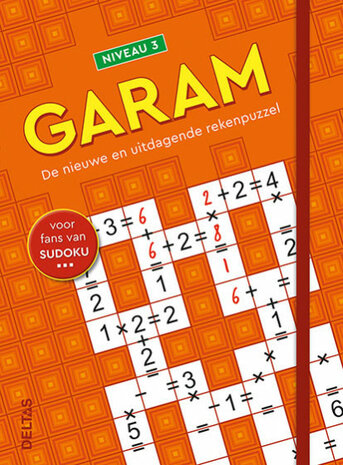 puzzelboek Garam Niveau 3 oranje