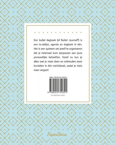 Paperstore: mijn bullet dagboek lichtblauw