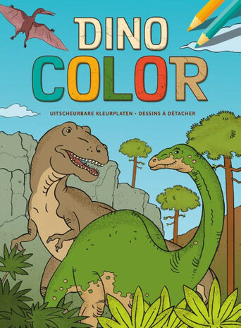 kleurboek Dino Color junior 28,1 cm papier