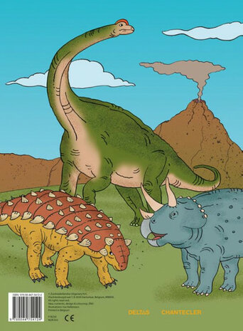 kleurboek Dino Color junior 28,1 cm papier