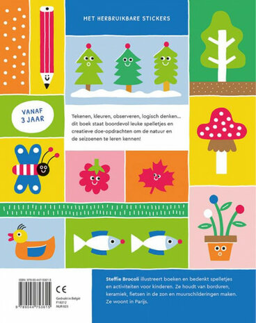 stickerboek - de natuur en de seizoenen
