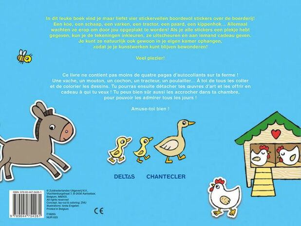 color &amp; sticker fun - op de boerderij