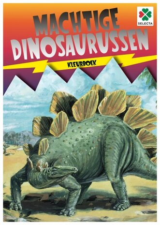 kleurboek Machtige Dinosaurussen