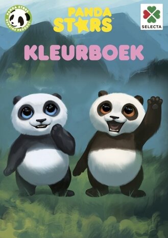 kleurboek Panda Stars 30 cm 48 pagina&#039;s