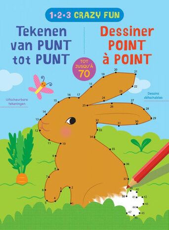 1-2-3 kidsfun tekenboek - tekenen van punt tot punt 70