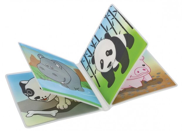 badboekje dieren met piepgeluidje multicolor 13 cm