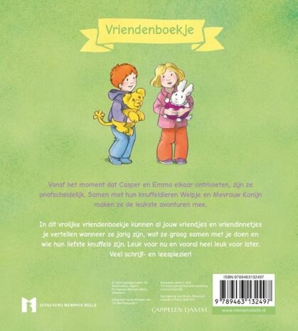 vriendenboekje Casper en Emma