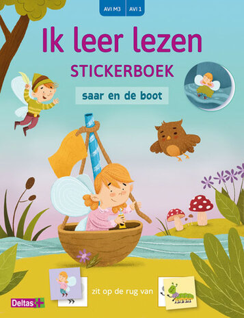 ik leer lezen stickerboek - Saar en de boot