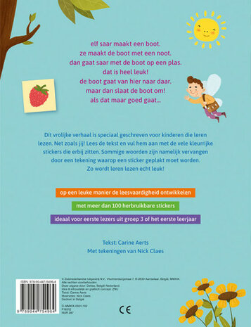 ik leer lezen stickerboek - Saar en de boot