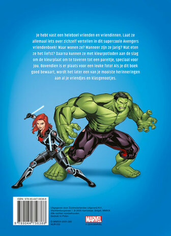 vriendenboek Avengers