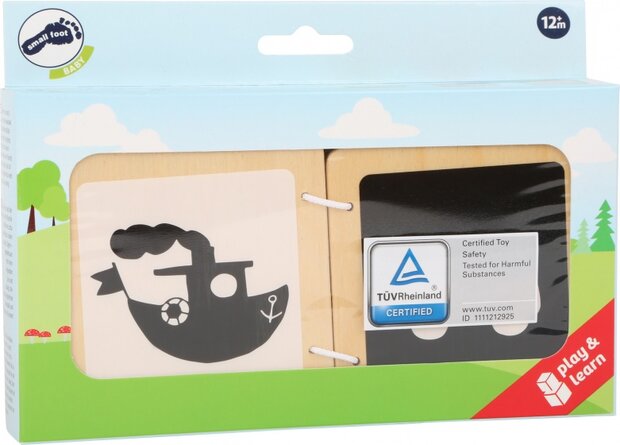 houten babyboekje Ludwig de geit 9 cm