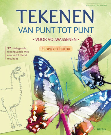 Tekenen van punt tot punt 25,5 x 30,5 cm 64 pagina&#039;s