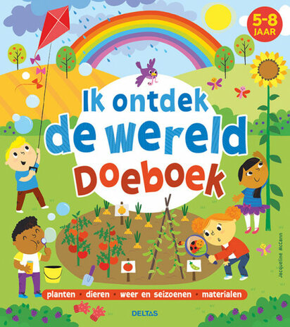 Ik ontdek de wereld doeboek 22 x 24,6 cm