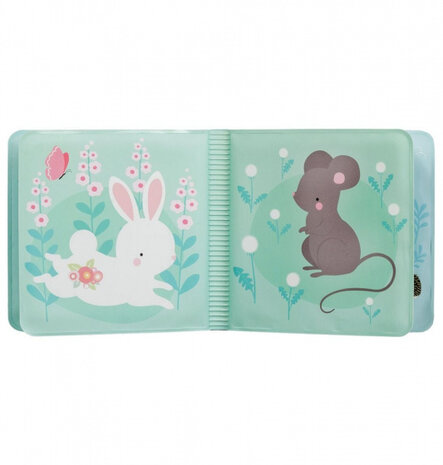 badboekje Forest Friends 12 cm foam blauw/geel