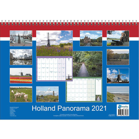 kalender Holland Panorama 23,5 x 33 cm papier