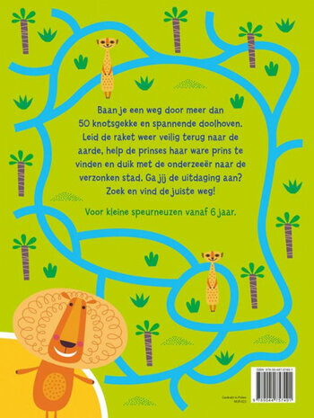 het megaleuke doolhovenboek junior papier groen