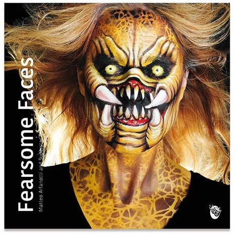 boek schminken Fearsome Faces papier