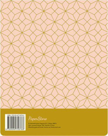 menuplanner Pink Patterns 17 x 22 cm papier