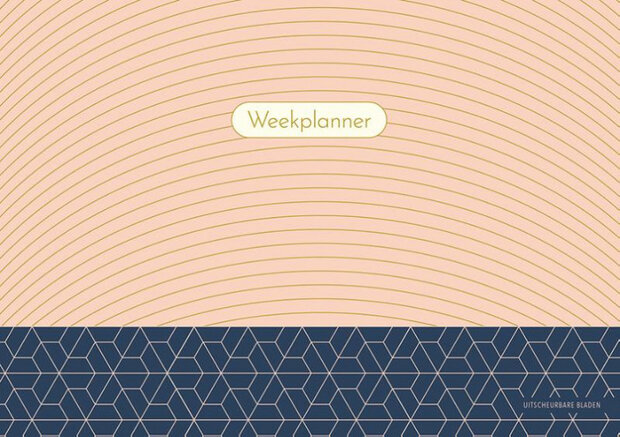 weekplanner Pink Patterns 30 x 21 cm papier