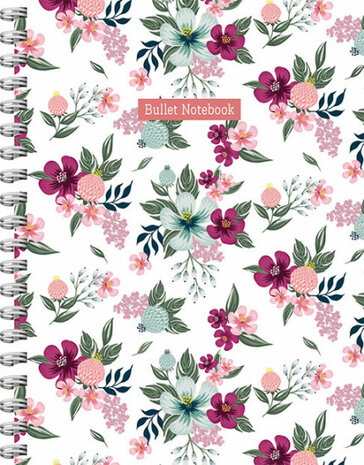 notitieboek Bullet Romantic Garden 21 x 16 papier