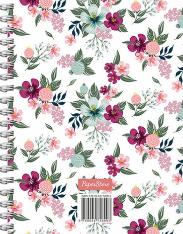 notitieboek Bullet Romantic Garden 21 x 16 papier