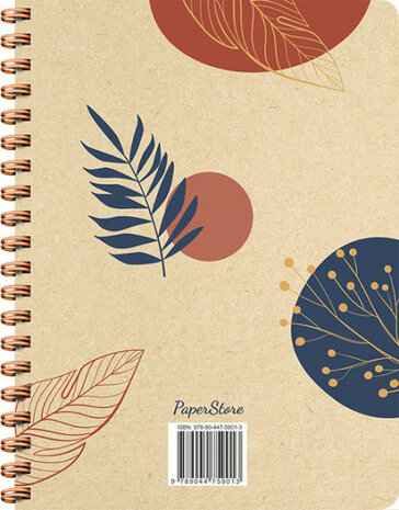 notitieboek Bullet Botanical 21 x 16 cm papier