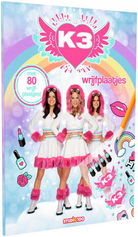 K3 doeboek meisjes 29 cm karton/papier