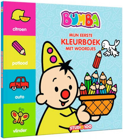 kleurboek Bumba junior 25 x 25 cm papier 48 pagina&#039;s