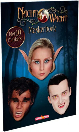 maskerboek Nachtwacht junior A4 papier zwart 10-delig