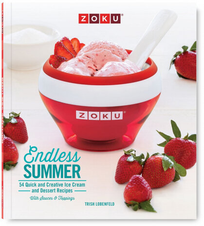 receptenboek Endless Summer 21 x 19 cm papier wit/rood