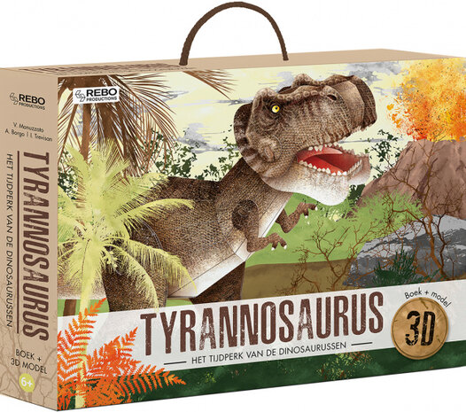 boek + model Tyrannosaurus junior 2-delig