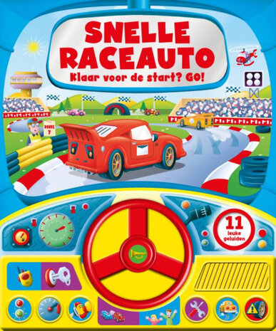 geluidboek Snelle race-auto