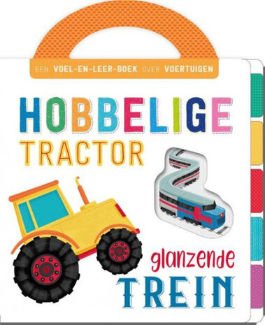 voorleesboek Hobbelige tractor, glanzende trein
